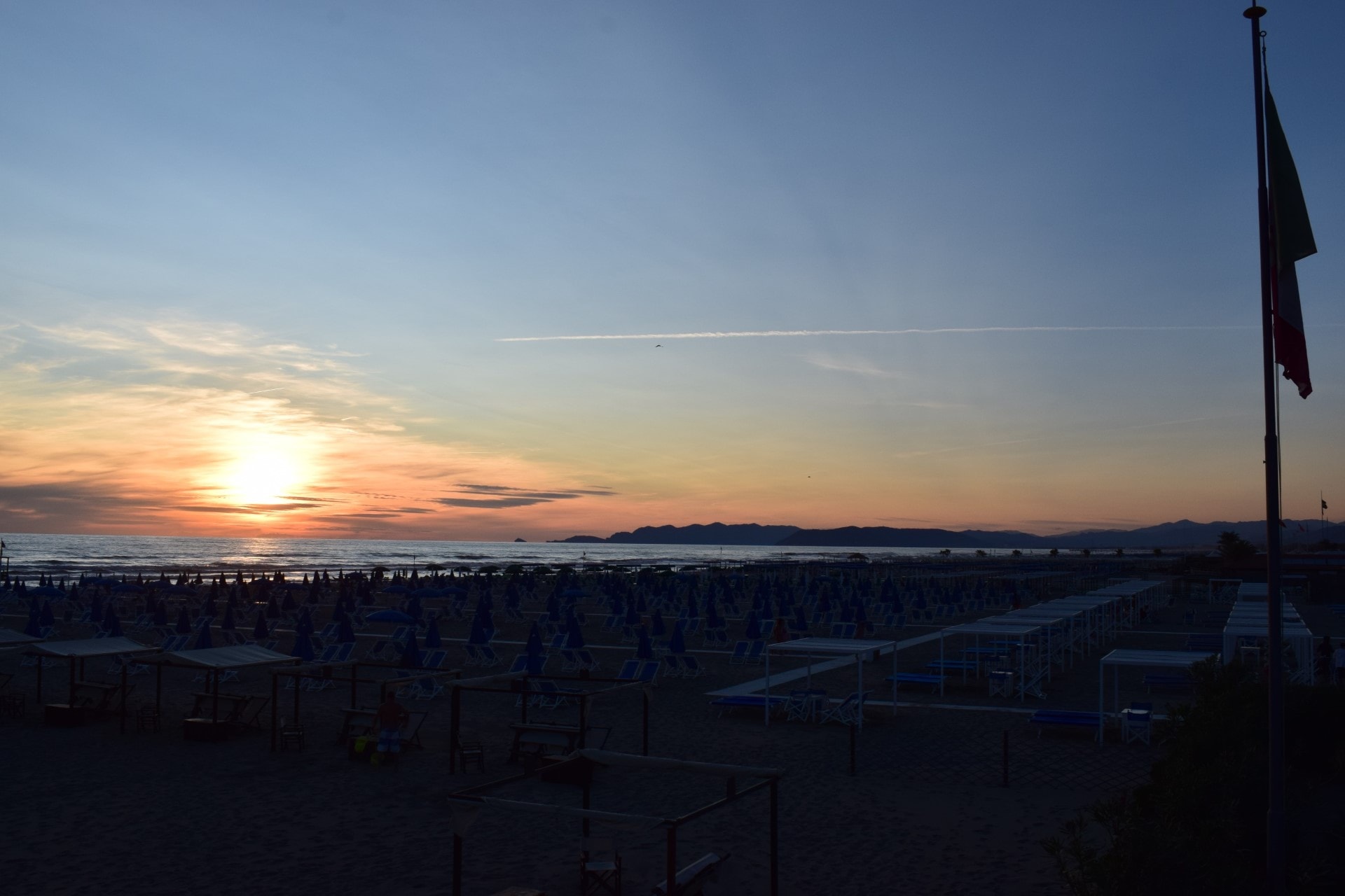 Tramonto dalla terrazza